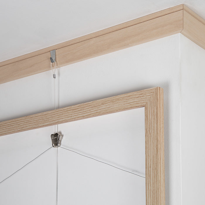 STAS riva voor eenvoudige wandmontage van schilderijen en decoraties.