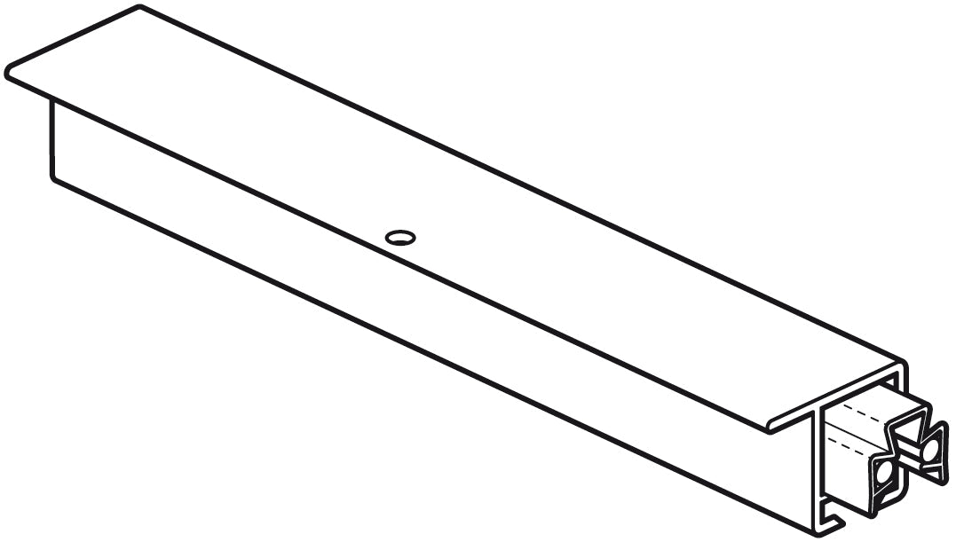 STAS u-rail multi 200 cm, biedt een flexibel railsysteem voor verschillende toepassingen.