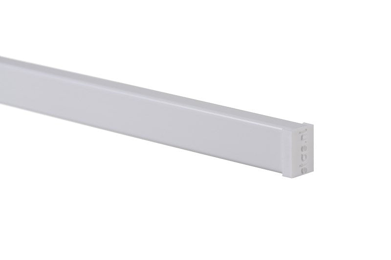 STAS minirail 300 cm, geniet van flexibele ophangmogelijkheden met aparte haken.