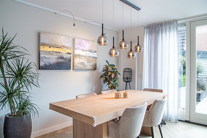 STAS armatuur met led-lamp, ideaal voor een flexibel lamp ophangsysteem in jouw interieur.