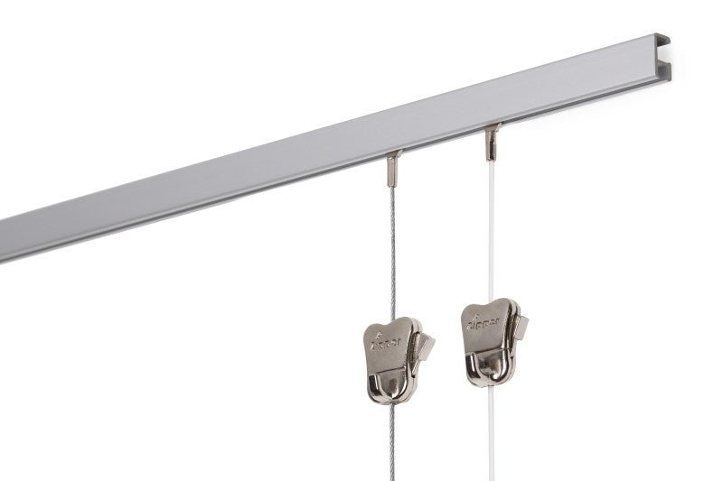 STAS minirail 300 cm, perfect voor het ophangen van kunst en foto’s.