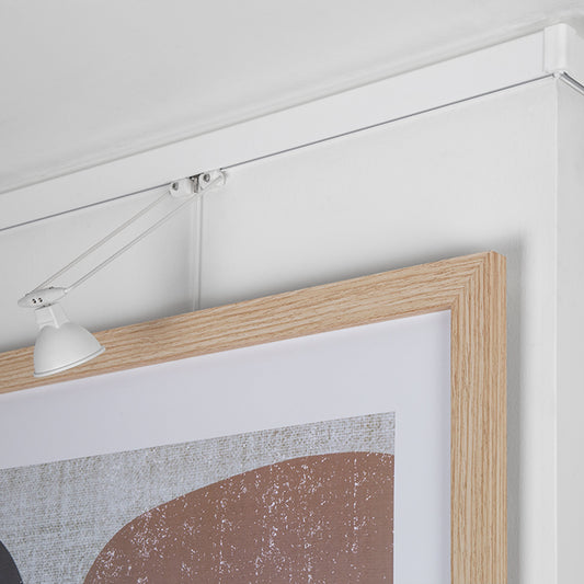 STAS multirail + installatie kit is een complete oplossing voor het ophangen van jouw kunstwerken.