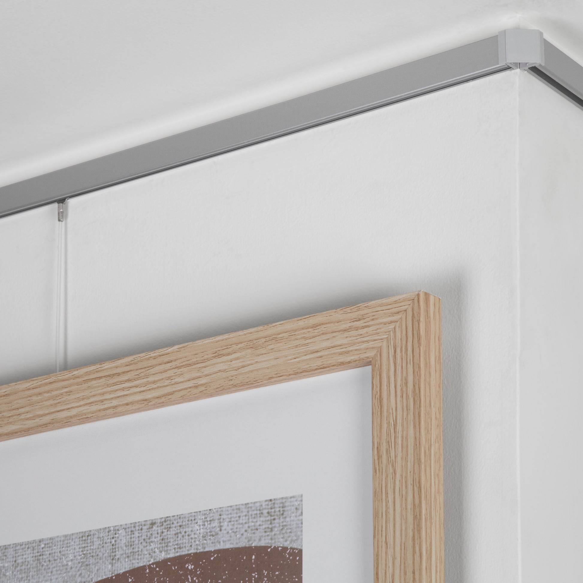 STAS minirail + installatie kit: draagkracht tot 25 kg per meter voor foto’s, kunst en meer.