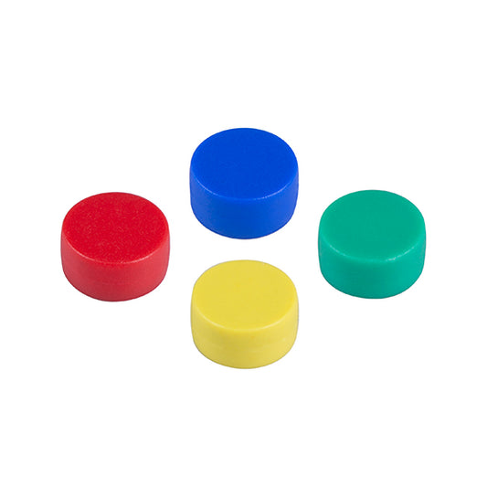 STAS gekleurde magneetjes set - N42 (4 stuks) voor het eenvoudig ophangen van lichte items.