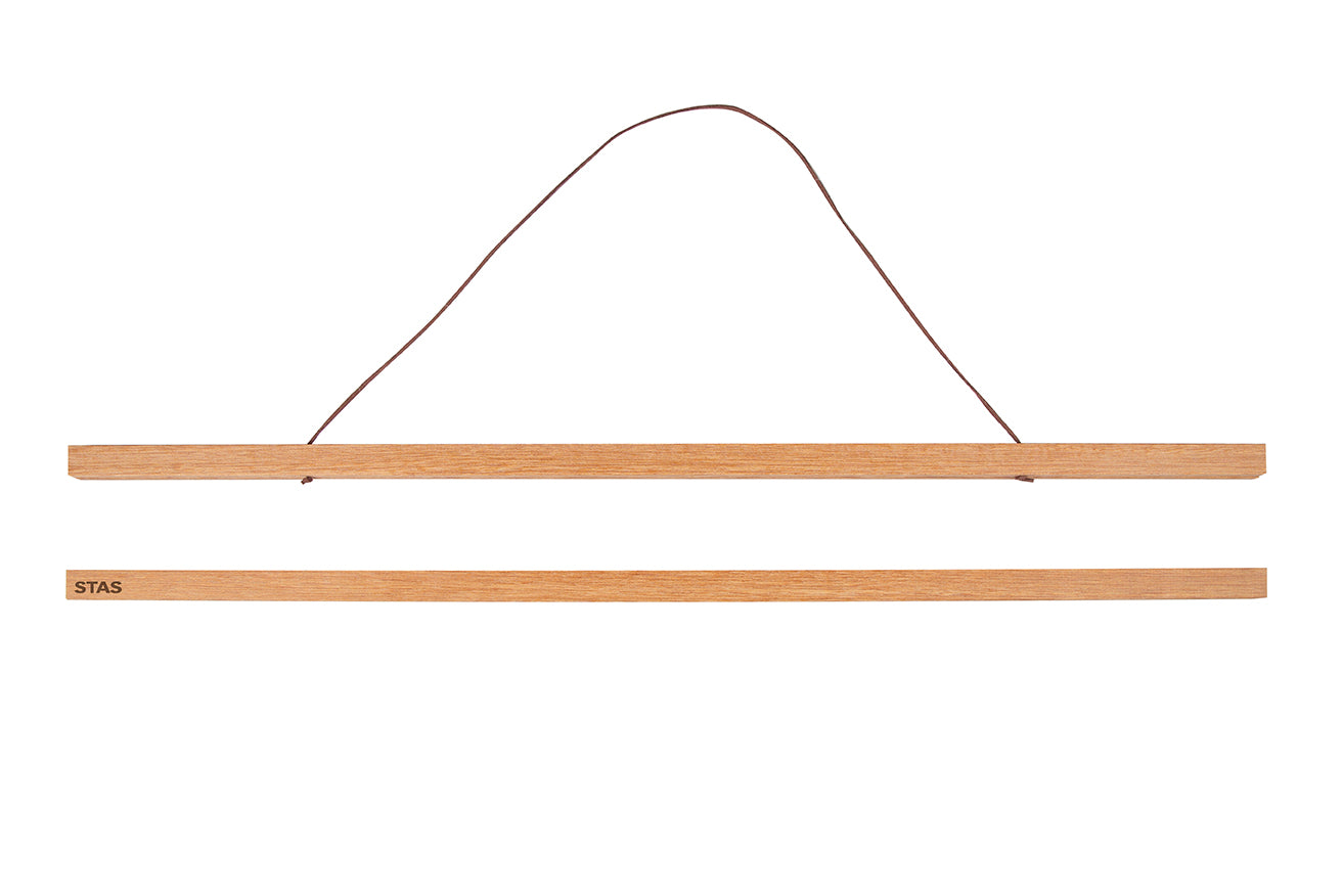STAS posterhanger teak: perfect voor het tentoonstellen van kunst, prints en foto's.