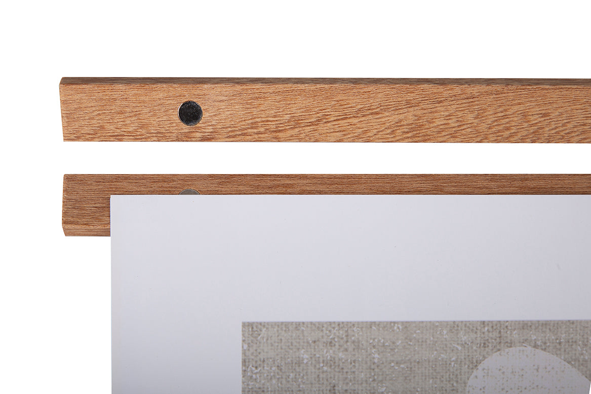 STAS posterhanger teak: geschikt voor diverse formaten, ideaal voor elke ruimte.