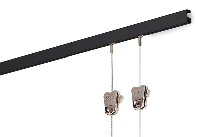 STAS minirail 300 cm, geschikt voor een nette en moderne ophangoplossing.