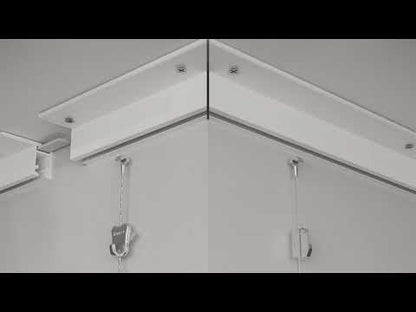 STAS prorail flat wit 200 cm