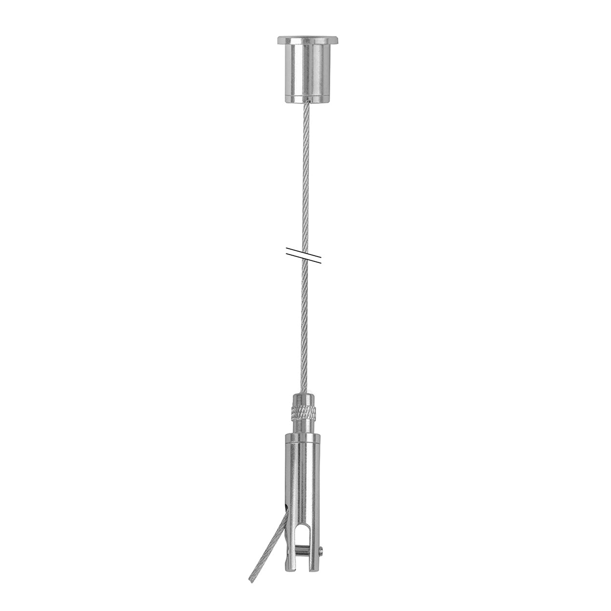 STAS ophangset met paneelhanger max. 4 mm (klein) voor het ophangen van panelen tot 4 mm dik.