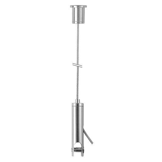 STAS ophangset met paneelhanger (6mm) voor het ophangen van panelen tot max. 6 mm dik.