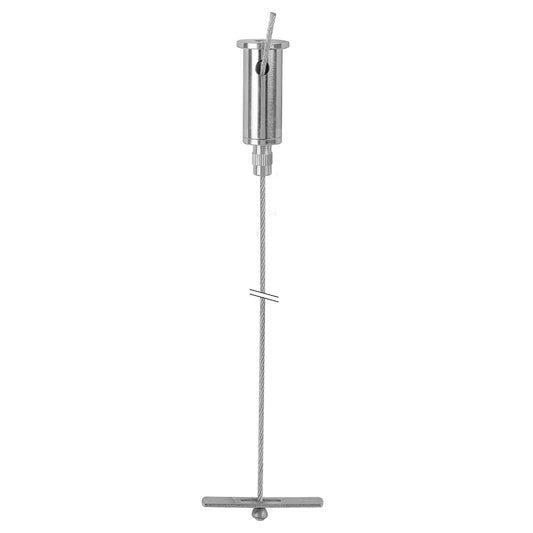 STAS ophangset met dwarsanker en verstelbare plafondbevestiging voor verlichting en objecten.