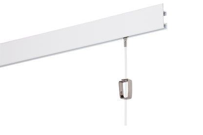 STAS cliprail max 200 cm, voeghoek- en eindkapjes toe voor een afgewerkte look.