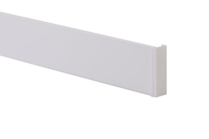 STAS cliprail max 200 cm, verkrijgbaar in wit, zwart en aluminium.