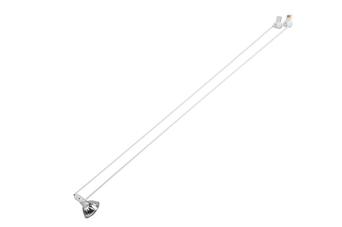 STAS armatuur met led-lamp, eenvoudig te integreren binnen het STAS ophangsysteem.