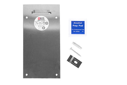 STAS dibond hanger zelfklevende haak - 100 x 200mm - 10kg draagkracht + installatie set