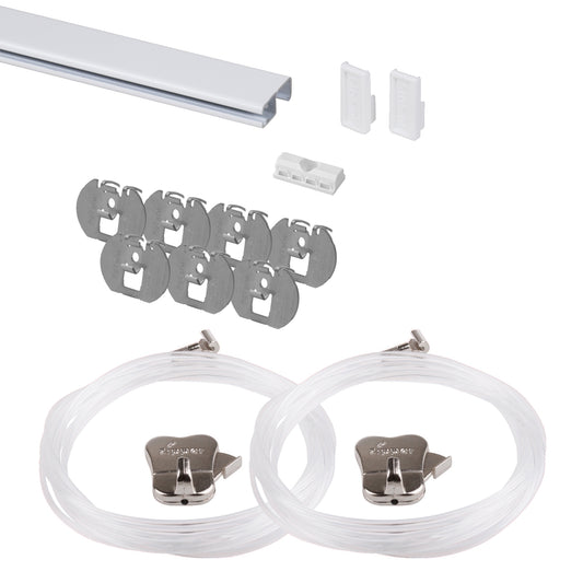 Complete set: STAS drywallXpress 150cm - ophangsysteem zonder boren voor gipswanden en andere wandtypes.