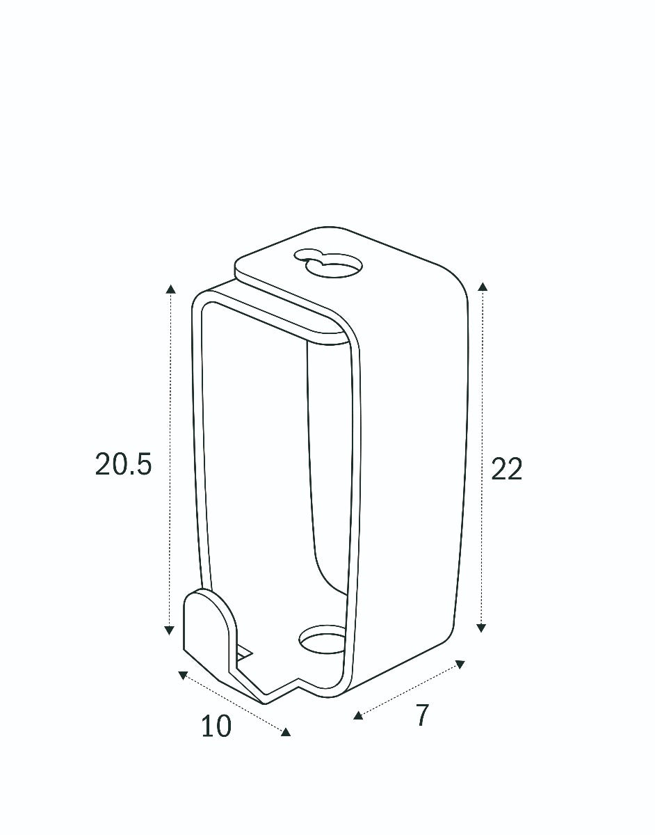 De STAS smartspring is geschikt voor gebruik met perlon koord en staalkabel.