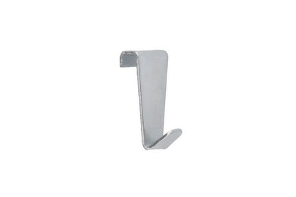 Scheidingswandhaak askon chrome, belastbaar tot 15kg voor veilige wandmontage.