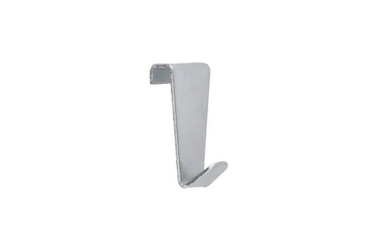 Scheidingswandhaak askon chrome, belastbaar tot 15kg voor veilige wandmontage.