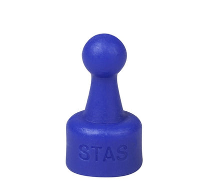 STAS gekleurde magneet blauw