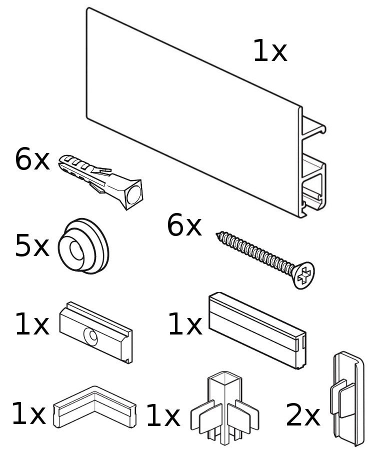 STAS multirail max + kit d'installazione