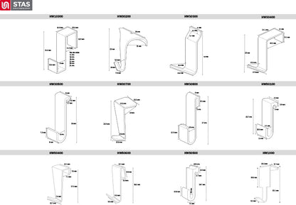 Scheidingswandhaak askon chrome biedt een elegante oplossing voor wanddecoratie.