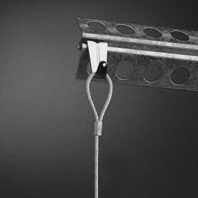 STAS plaster rail S-haak chroom, ideaal voor het combineren met specifieke koorden en haken.