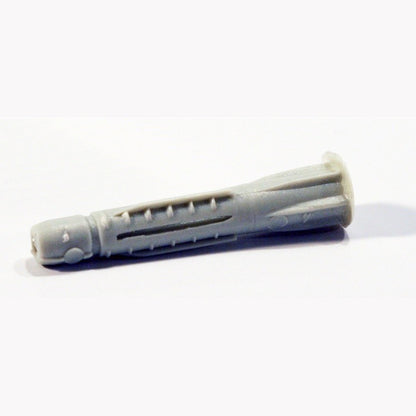 Plug 6 mm voor zachte wand, ideaal voor muurbevestigingen in poreuze of zachte muren.