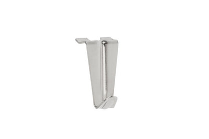 STAS plaster rail S-haak chroom, geschikt voor koord met lus (niet inbegrepen), oud model tot 2021.
