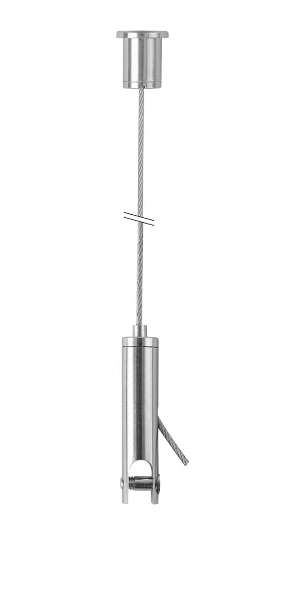 STAS ophangset met paneelhanger (10mm) en plafondbevestiging