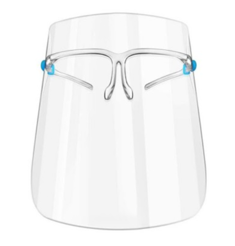 Spatscherm gezicht - gezichtsbescherming van transparant PVC voor optimaal draagcomfort.