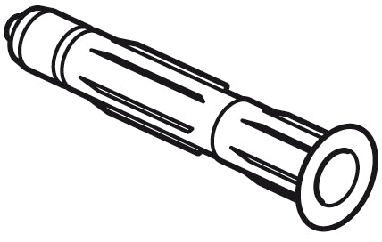 Plug 6 mm voor zachte wand, geschikt voor gebruik met diverse STAS systemen en zachte wandbekleding.