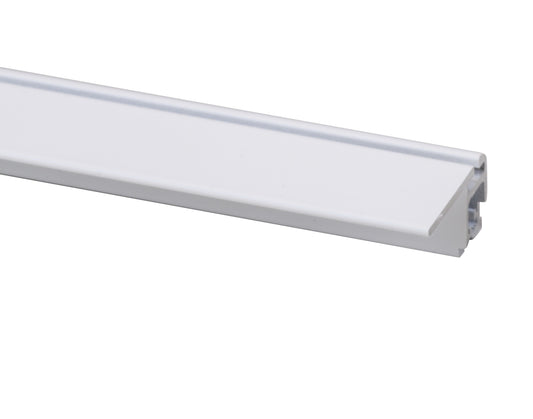 STAS prorail flat wit 200 cm, een multirail profiel voor eenvoudige installatie van ophangsystemen.