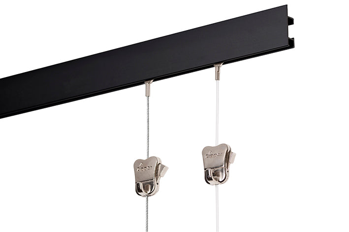 Complete set: STAS cliprail max 150cm met sterke constructie voor maximale stabiliteit.