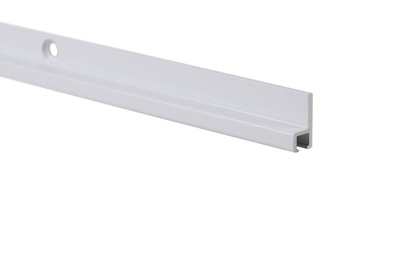 STAS decor rail wit 200 cm, ideaal voor het ophangen van schilderijen met een onzichtbare afwerking.