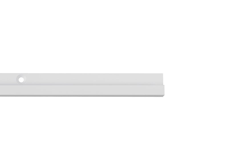 STAS j-rail max 200 cm, verkrijgbaar in wit en aluminium voor elke stijl.