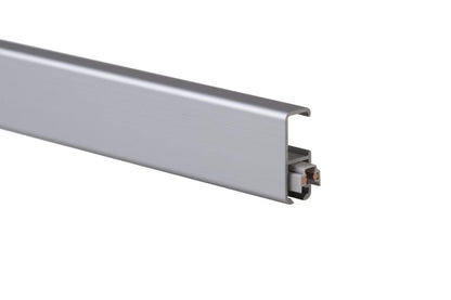 STAS multirail 200 cm, verkrijgbaar in wit en aluminium, voor een strakke afwerking.
