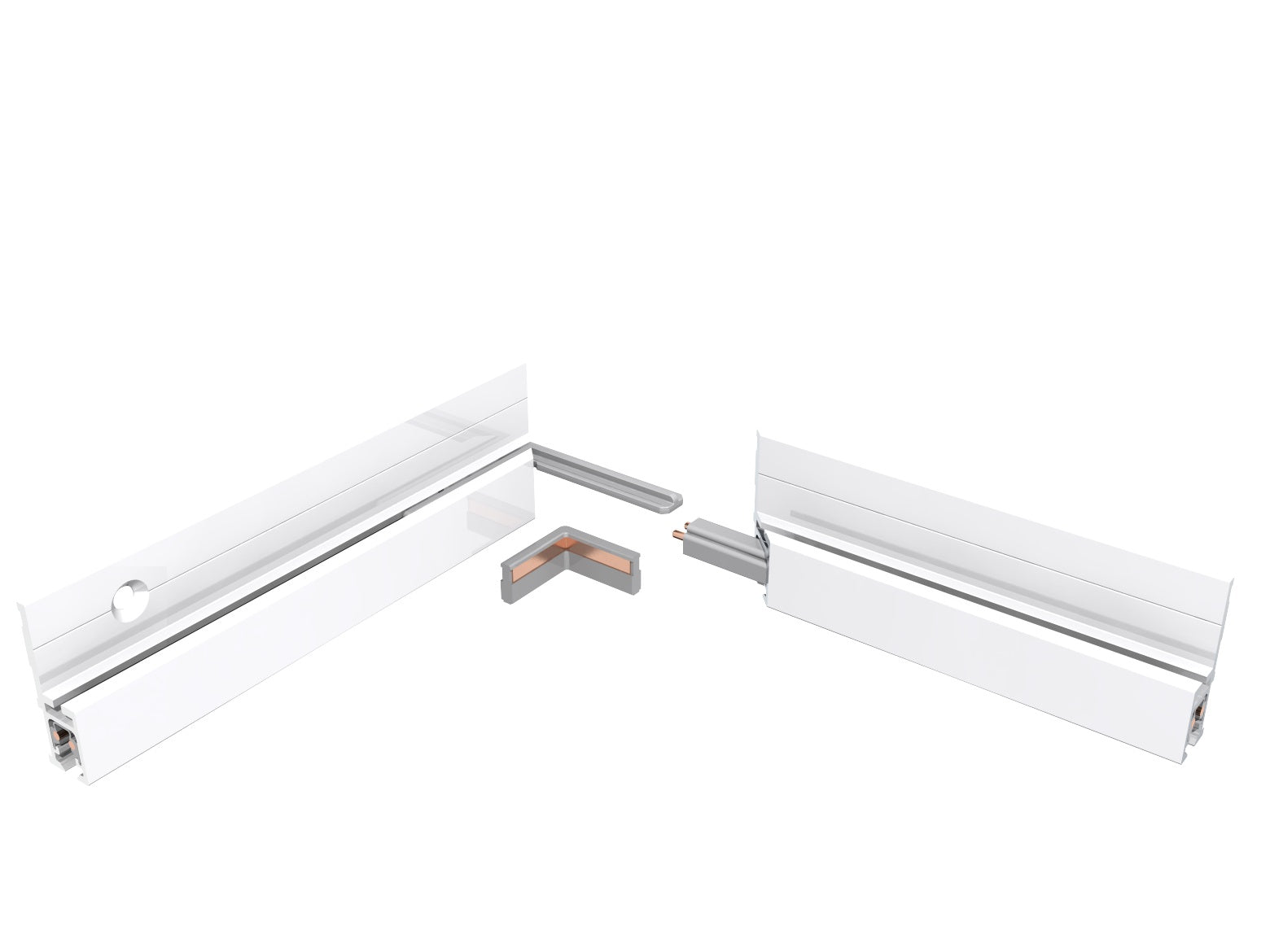 STAS multirail crown hoekverbinder