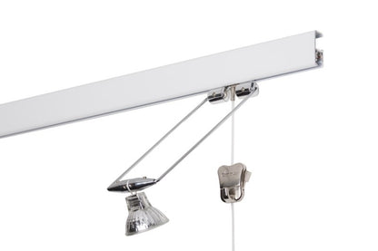 STAS multirail 200 cm, met zaaghout voor veilig op maat zagen.