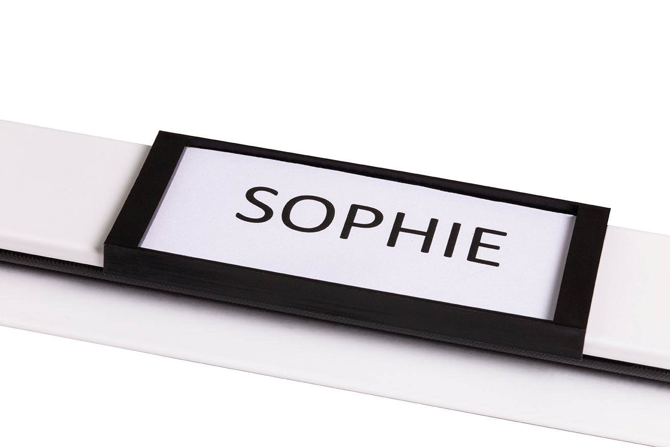 STAS name tag voor de papergrip, ideaal voor het labelen van kunstwerken en tekeningen.