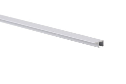 STAS u-rail 300 cm beschikbaar in wit, aluminium en zwart.