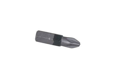 Bit pozidriv kruis PZ2 25mm voor het monteren van schilderijrails met 1/4" zeskantaansluiting.