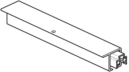 STAS u-rail multi 200 cm, eenvoudig te installeren met STAS u-rail schroeven.