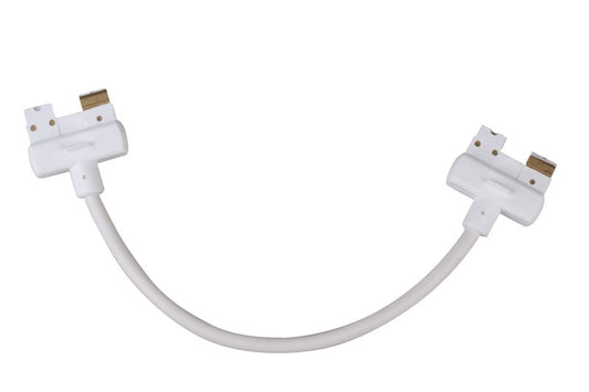 12 V kabel met 2 rail connector stekker voor STAS multirail, beschikbaar in verschillende lengtes.