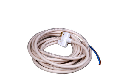 STAS kabel 300 cm wit met aangegoten stekker voor gebruik met STAS multirail adapter.