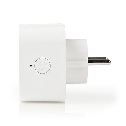 STAS wifi smart plug / schuko type F / 10A ondersteunt spraakbediening met Amazon Alexa en Google Home.