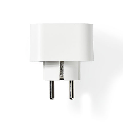STAS wifi smart plug / schuko type F / 10A eenvoudig in te stellen voor slimme thuis toepassingen.