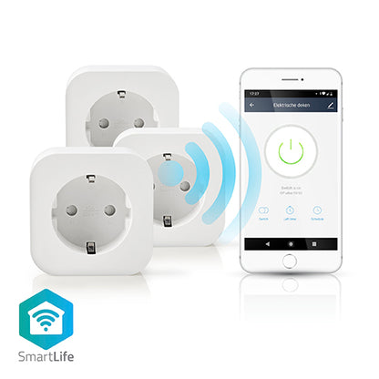 STAS wifi smart plug / schuko type F / 10A functioneert binnen een temperatuur van -10 tot 45 °C.