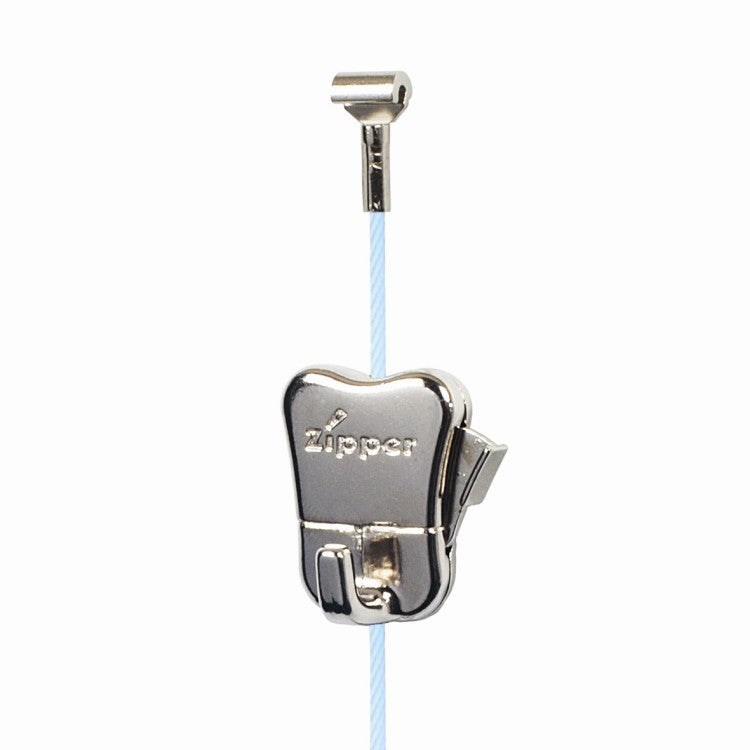 STAS zipper ideaal voor gebruik met bevestigingsmaterialen en ophangrail.